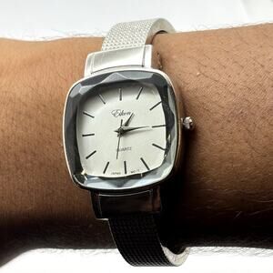 Eikon Silver Cuff Watch